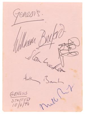 Lot #7252 Genesis Signatures - Image 1