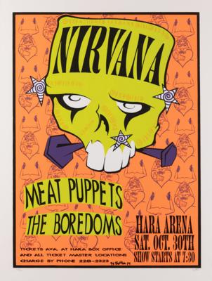 Lot #7433 Nirvana 1993 Dayton Concert Poster