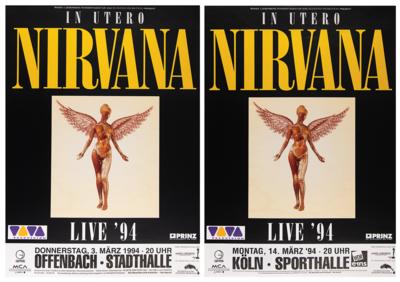 Lot #7436 Nirvana 1994 In Utero Tour Concert