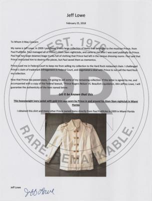 Lot #7407 Prince's Personally-Worn Cream Military Jacket - Image 8