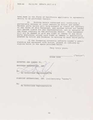 Lot #7354 Michael Jackson: We Are the World Signed Document Archive (11), with Jackson 5, Lionel Richie, Steve Perry, and Others - Image 5