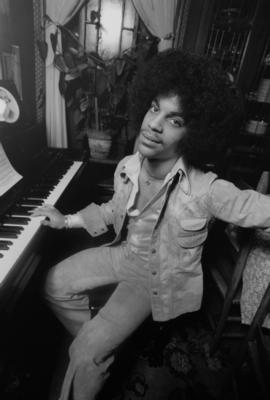 Lot #7404. Prince Original 'Minneapolis 1977' Oversized Limited Edition Photograph by Robert Whitman