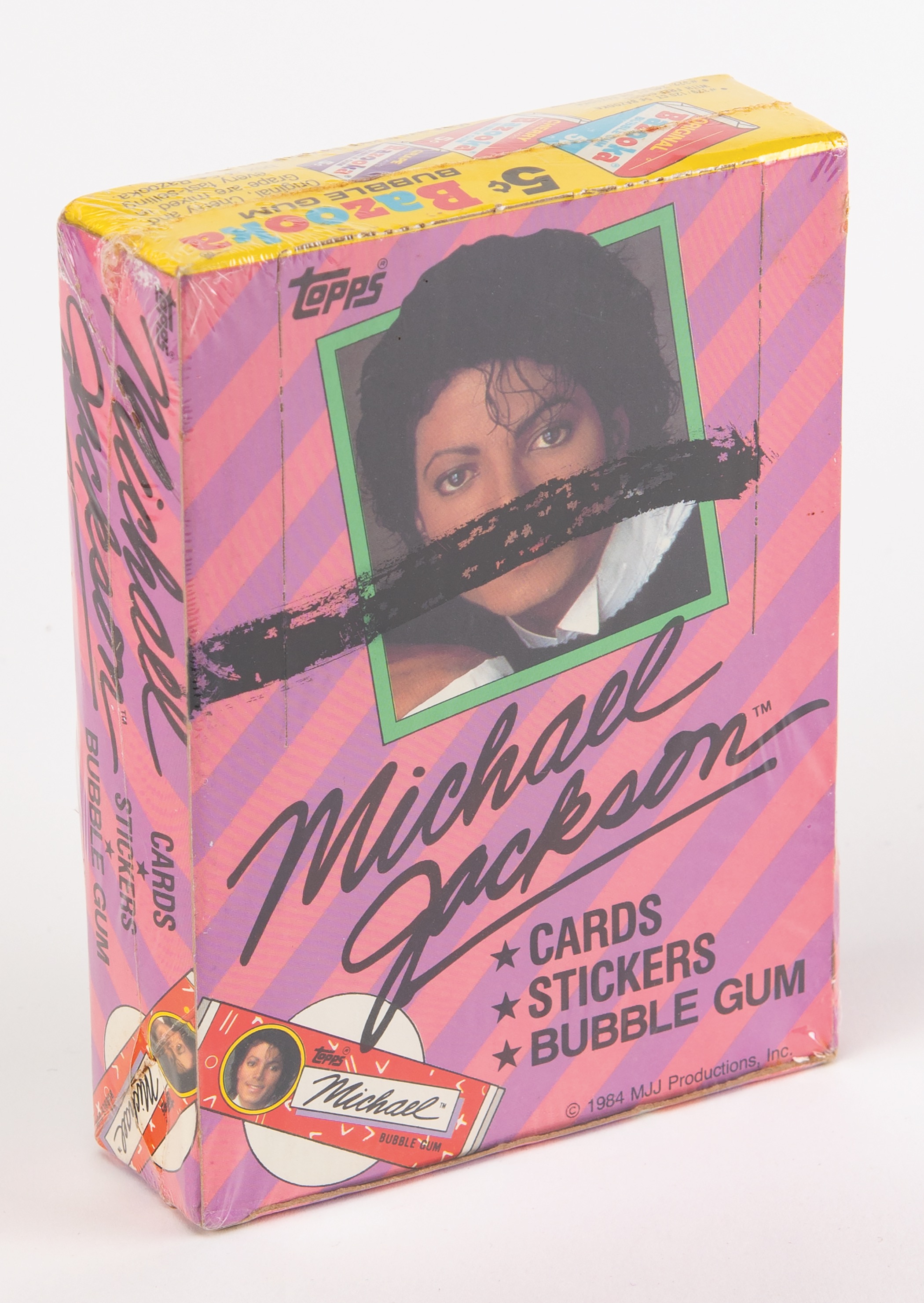 Lot #7465 Michael Jackson 1984 Topps Unopened Trading Card Box - First Series - Image 1