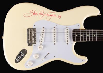 Lot #7473 Stevie Ray Vaughan Signed Fender