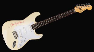 Lot #7473 Stevie Ray Vaughan Signed Fender Stratocaster Electric Guitar - Image 2