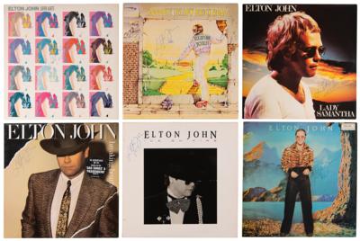 Lot #7475 Elton John Collection of (22) Signed Albums, including Goodbye Yellow Brick Road, Greatest Hits, and Captain Fantastic - Image 2