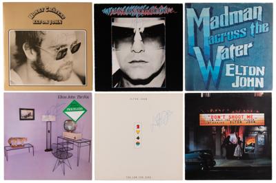 Lot #7475 Elton John Collection of (22) Signed Albums, including Goodbye Yellow Brick Road, Greatest Hits, and Captain Fantastic - Image 4