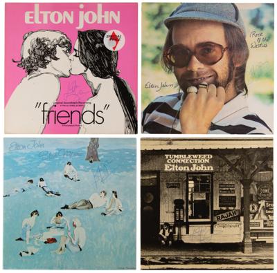 Lot #7475 Elton John Collection of (22) Signed Albums, including Goodbye Yellow Brick Road, Greatest Hits, and Captain Fantastic - Image 5