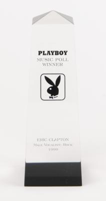 Lot #7485 Eric Clapton's Playboy Magazine 1999 ‘Music Poll Winner’ Award for 'Male Vocalist: Rock' - Image 1