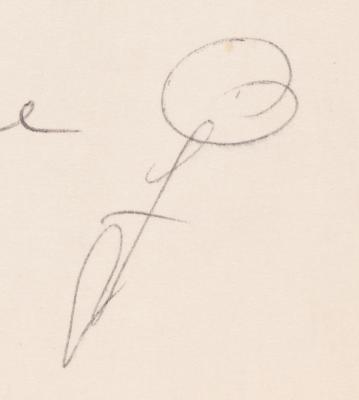 Lot #7488 Prince Handwritten Poem - 'Tangerine' - Image 2