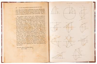 Lot #139 Charles Babbage Signed Book - On the Application of Analysis to the Discovery of Local Theorems and Porisms - Image 6