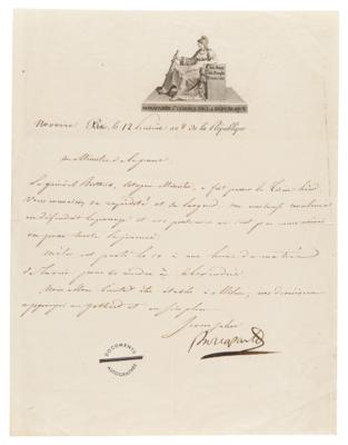 Lot #296 Napoleon Letter Signed as First Consul of