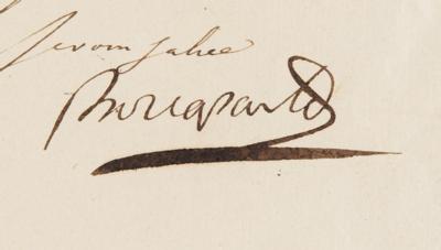 Lot #296 Napoleon Letter Signed as First Consul of the French Republic, Days Before his Triumph at Marengo - Image 2