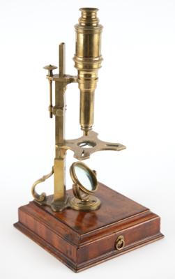 Lot #164 Cuff-style Brass Microscope by George Sterrop (c. 1750) - Image 1