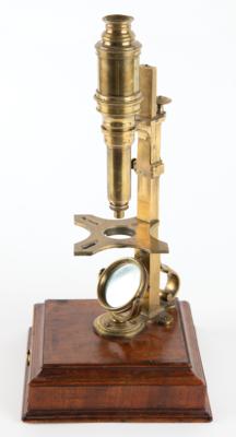 Lot #164 Cuff-style Brass Microscope by George Sterrop (c. 1750) - Image 3