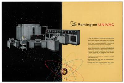 Lot #175 UNIVAC I Computer 'Ring Counter' Vacuum Tube Assembly and Brochure - Image 5