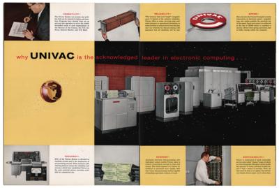 Lot #175 UNIVAC I Computer 'Ring Counter' Vacuum Tube Assembly and Brochure - Image 7