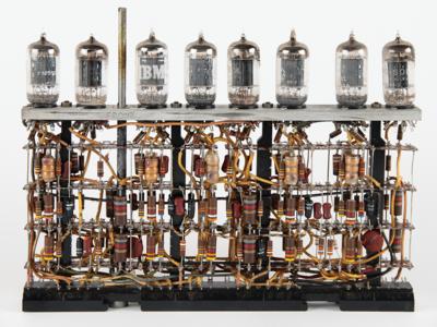 Lot #171 IBM 704 Mainframe Computer Vacuum Tube Assembly (Late 1950s) - Image 1