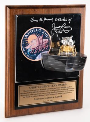 Lot #397 James Lovell's Signed Cradle of Aviation Museum 'Spirit of Discovery Award' - Image 1