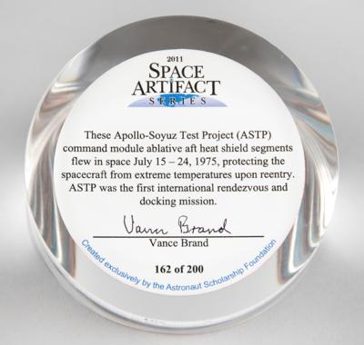 Lot #363 Apollo-Soyuz Test Project Flown Heat Shield - Image 3