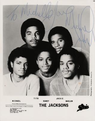 Lot #614 Michael Jackson Signed Photograph - Image 1