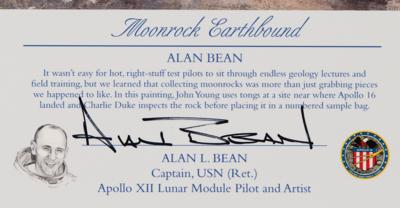 Lot #375 Alan Bean Signed Giclee Print: 'Moonrock Earthbound' (Ltd. Ed. #57/100) - Image 2