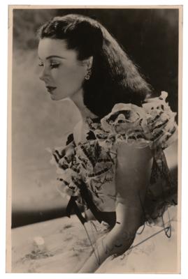 Lot #676. Vivien Leigh Signed Photograph as Scarlett O'Hara