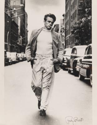 Lot #653 James Dean Oversized Original Photograph by Roy Schatt - Image 1