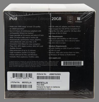 Lot #163 Apple iPod U2 Special Edition (2004, Sealed - 20GB) - Image 4