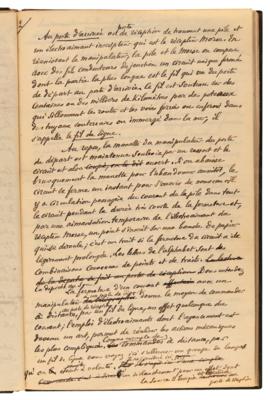 Lot #141 Edouard Branly Autograph Manuscript Signed - Draft of His Communication to the Academy of Sciences Exposing the Principles of Wireless Telegraphy - Image 5