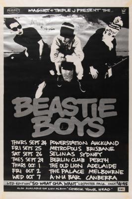 Lot #610 Beastie Boys Signed Poster - Image 1