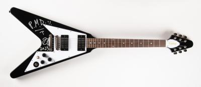 Lot #565 Metallica: Kirk Hammett Signed Flying V Electric Guitar - Image 3