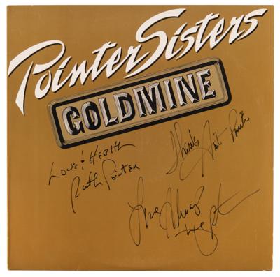 Lot #616 Pointer Sisters Signed Maxi-Single Album - Goldmine - Image 1