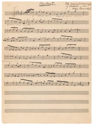 Lot #457 Hoagy Carmichael Signed Musical