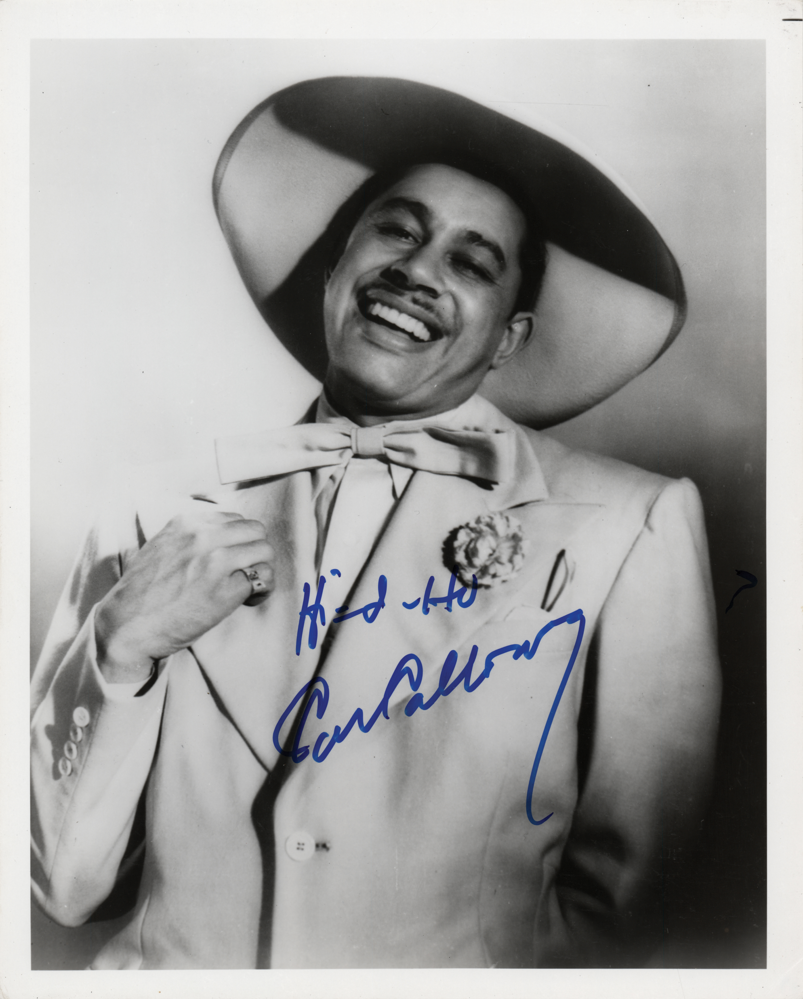 Lot #493 Cab Calloway Signed Photograph - Image 1