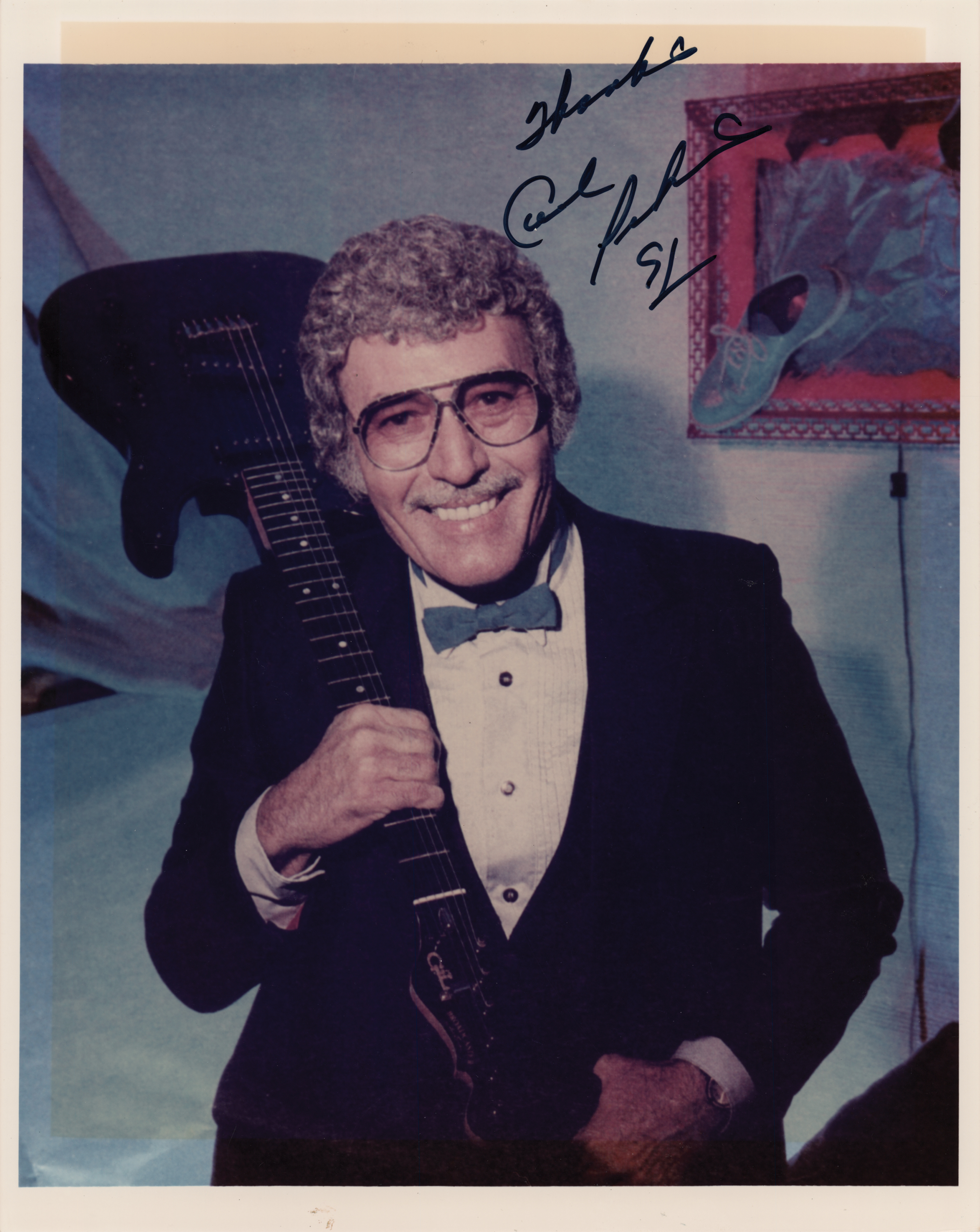 Lot #575 Carl Perkins Signed Photograph - Image 1