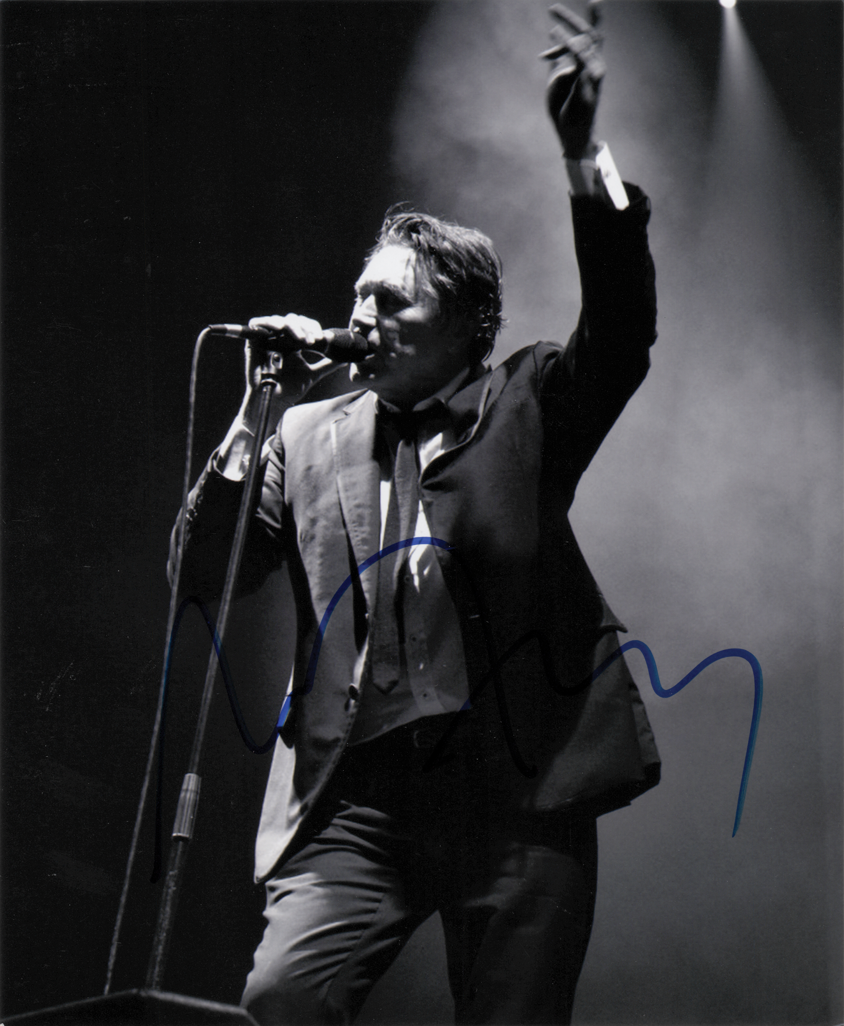 Lot #539 Bryan Ferry Signed Photograph - Image 1