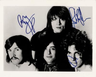 Lot #468 Led Zeppelin Signed Photograph