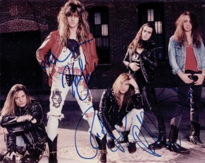 Lot #592 Skid Row Signed Photograph - Image 1