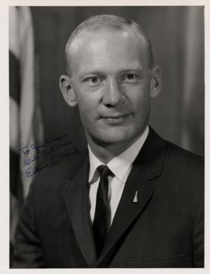 Lot #347 Buzz Aldrin Signed Photograph