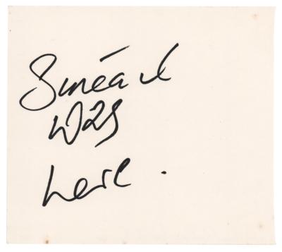 Lot #569 Sinead O'Connor Signature - Image 1