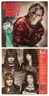 Lot #582 Quiet Riot Signed Album - Metal Health - Image 1