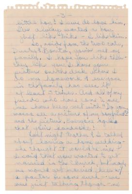 Lot #467 Janis Joplin Autograph Letter Signed on Family, Sobriety, and College: "I thought that I looked like everyone else sort of. But I'm still just sort of different somehow" - Image 6