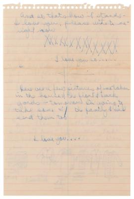 Lot #467 Janis Joplin Autograph Letter Signed on Family, Sobriety, and College: "I thought that I looked like everyone else sort of. But I'm still just sort of different somehow" - Image 9