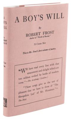 Lot #439 Robert Frost Signed Book with Autograph Quote from 'The Tuft of Flowers' - Image 3