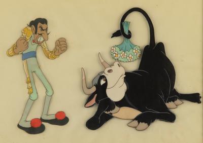 Lot #833 Ferdinand and Matador production cel from Ferdinand the Bull - Image 1