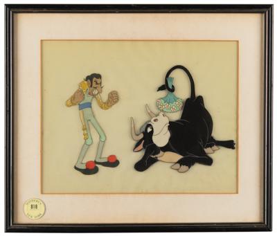 Lot #833 Ferdinand and Matador production cel from Ferdinand the Bull - Image 2