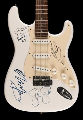 Lot #530 Crosby, Stills, Nash, and Young Signed Electric Guitar - Image 1