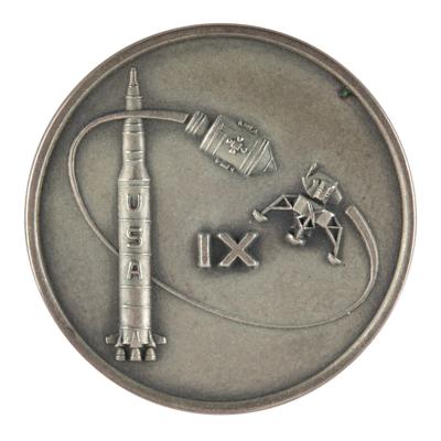 Lot #339 Apollo 9 Flown Robbins Medallion