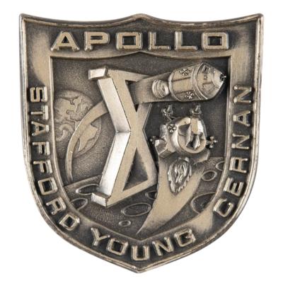 Lot #340 Apollo 10 Flown Robbins Medallion